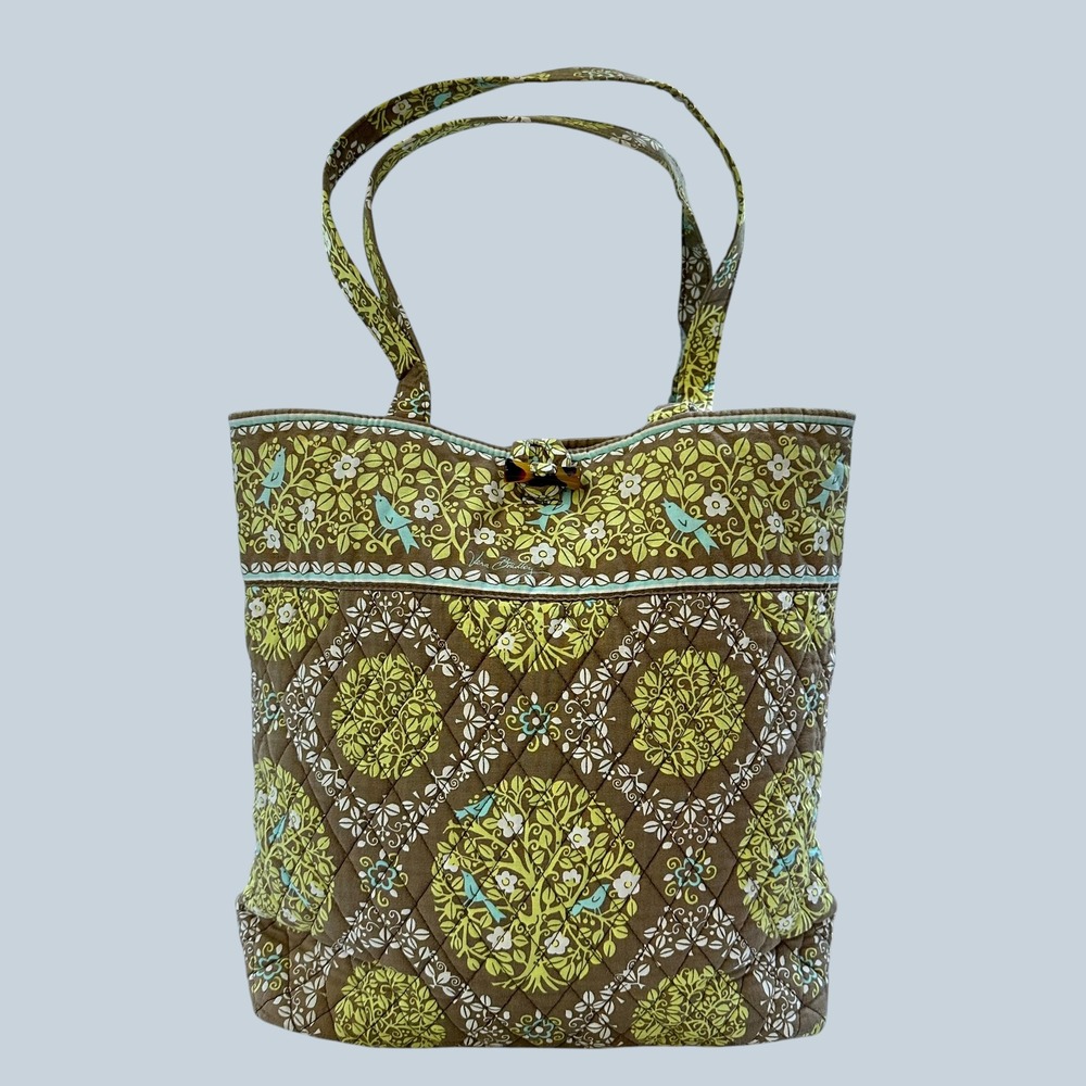 Vera Bradley Sittin in a Tree Retired Print Shoulder Bag Medium *Flawed